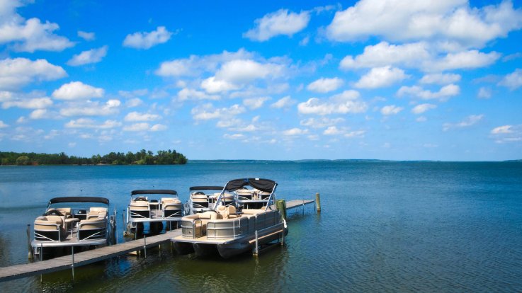 Boats on a Lake